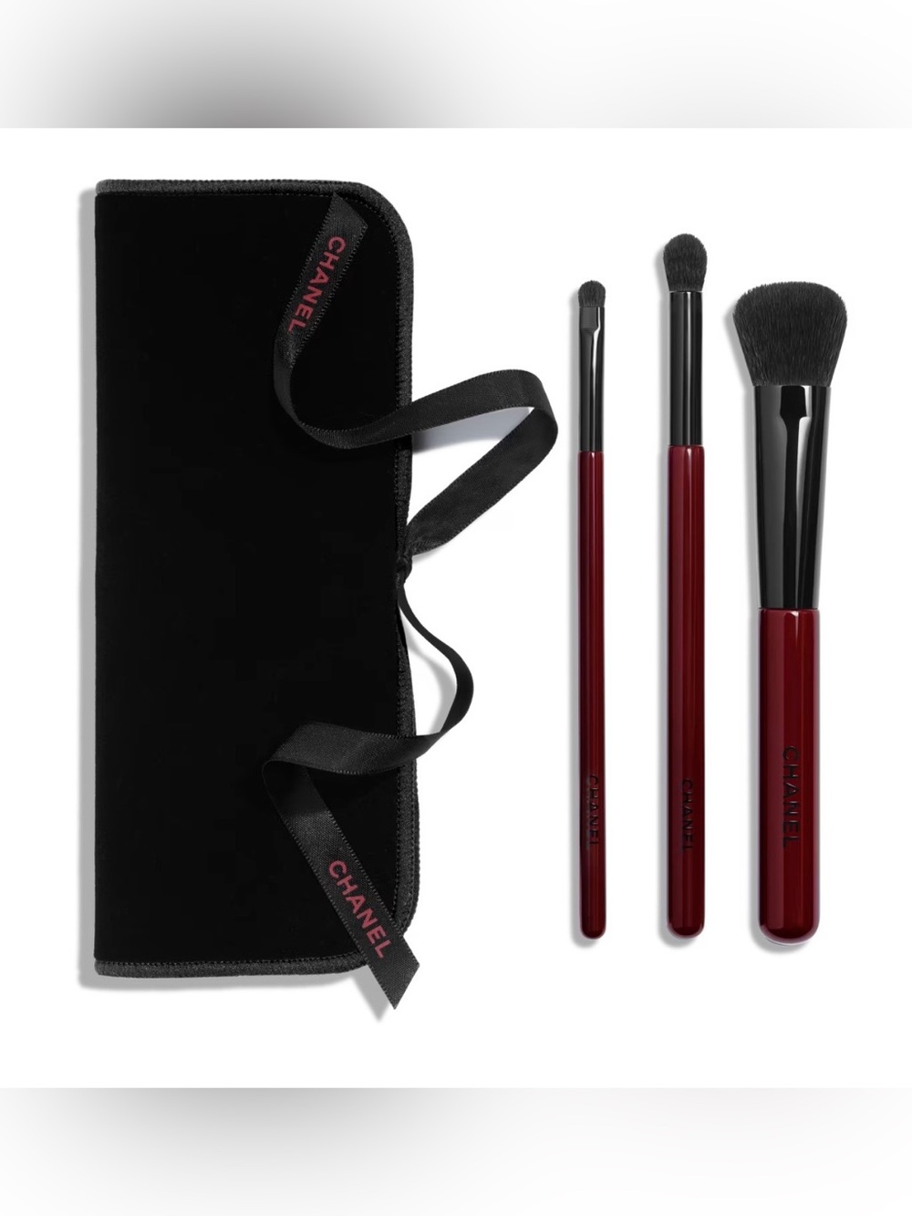 🌹Chanel Les Pinceaux Rouge Noir Makeup Brush Set (Limited Edition)🌹 - Picture 4 of 4